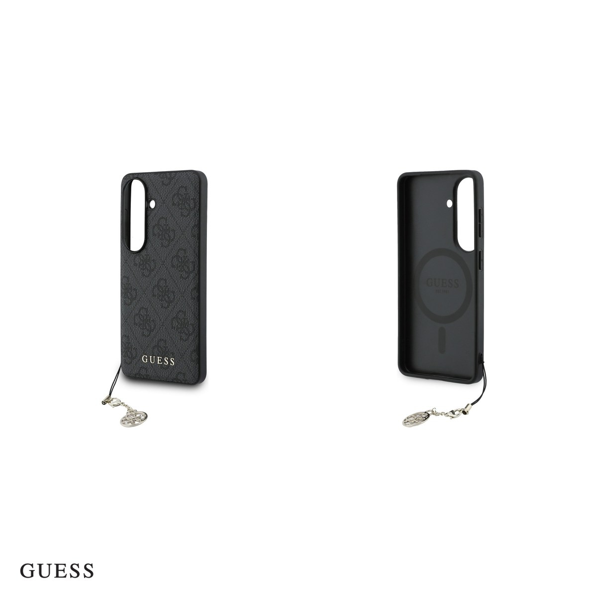 Husa Guess 4g Classic Logo Charm pentru Samsung Galaxy S26, Carcasa magnetica, Negru [5]