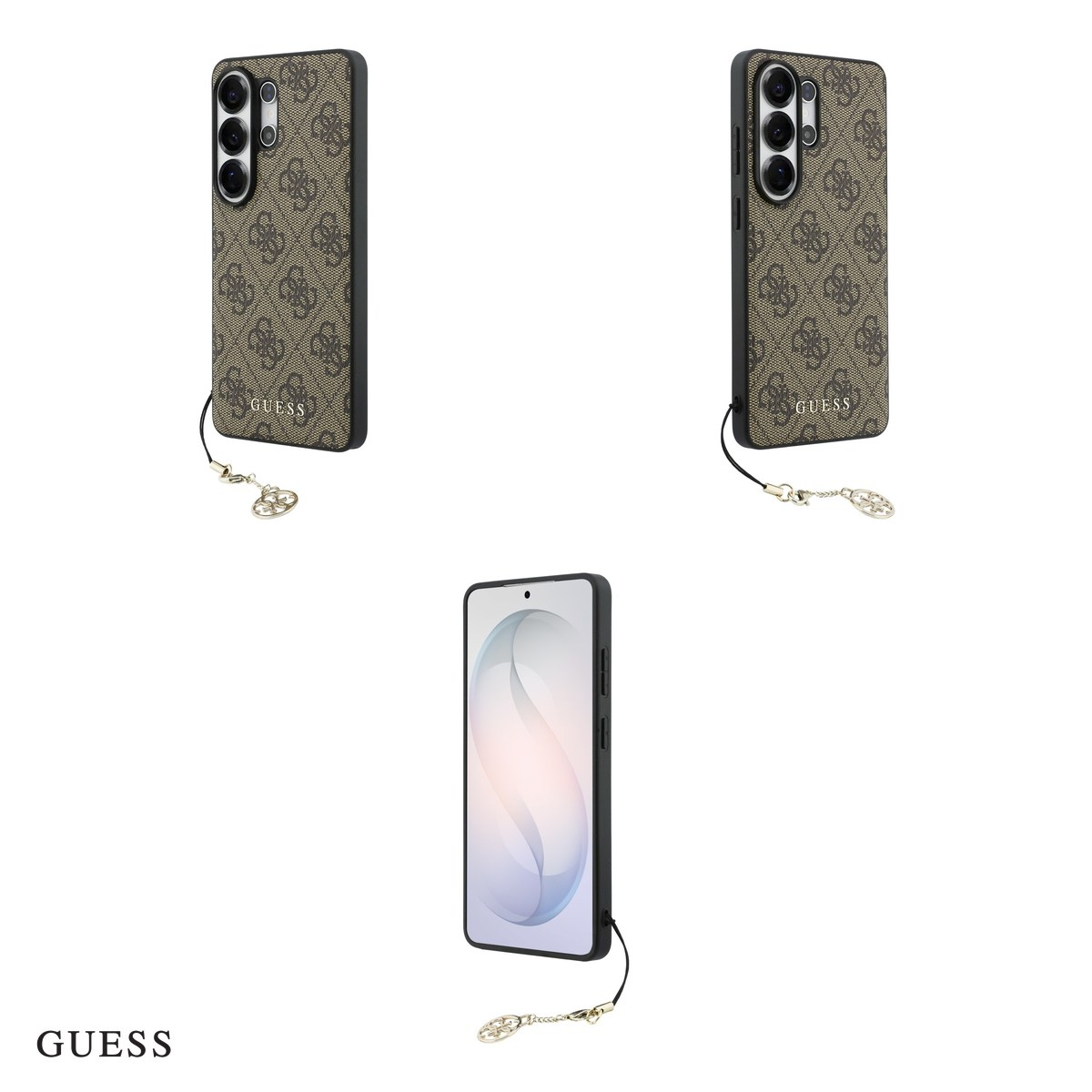 Husa Guess 4g Classic Logo Charm pentru Samsung Galaxy S26 Ultra, Carcasa magnetica, Maro [4]