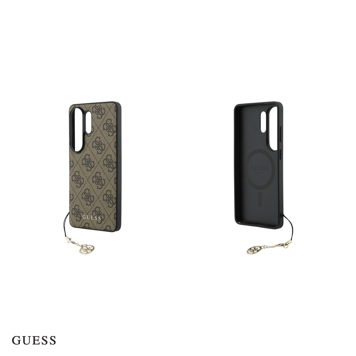 Husa Guess 4g Classic Logo Charm pentru Samsung Galaxy S26 Ultra, Carcasa magnetica, Maro [5]