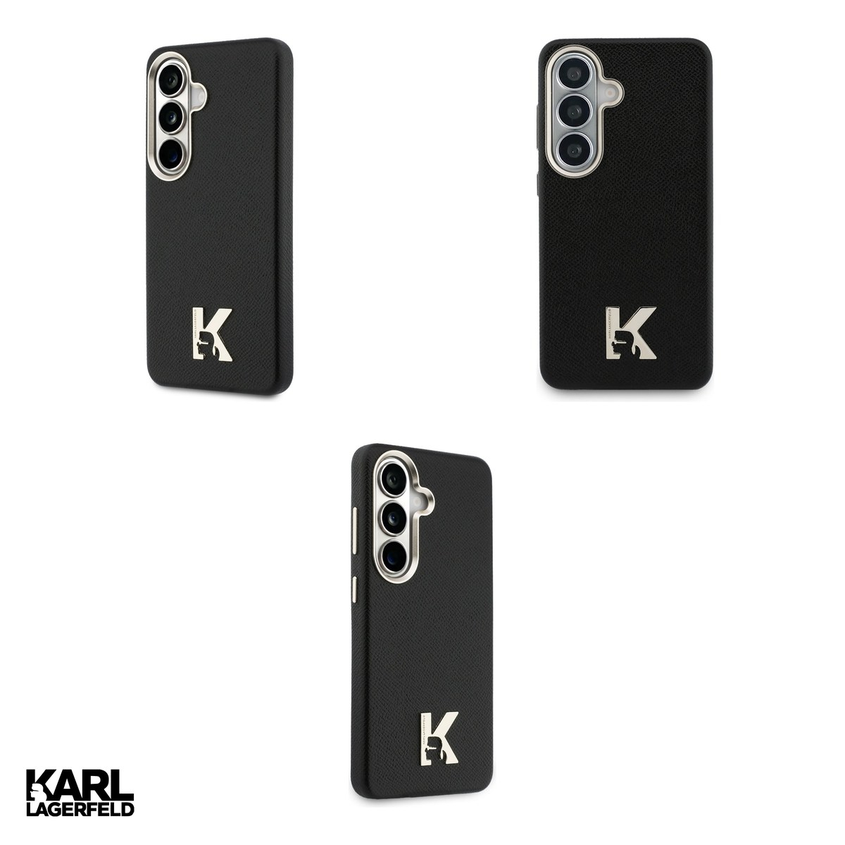 Husa Karl Lagerfeld K Metal Logo pentru Samsung Galaxy S26, Carcasa magnetica, Negru [4]