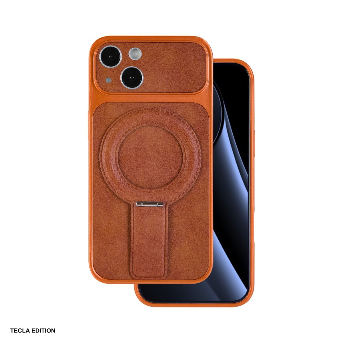 Husa Luxgrip Mag pentru Apple iPhone 13, Carcasa magnetica, Portocaliu [2]