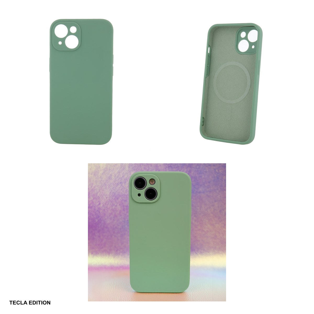 Husa Mag Invisible pistachio pentru Apple iPhone 14 Pro, Carcasa magnetica, Verde [5]