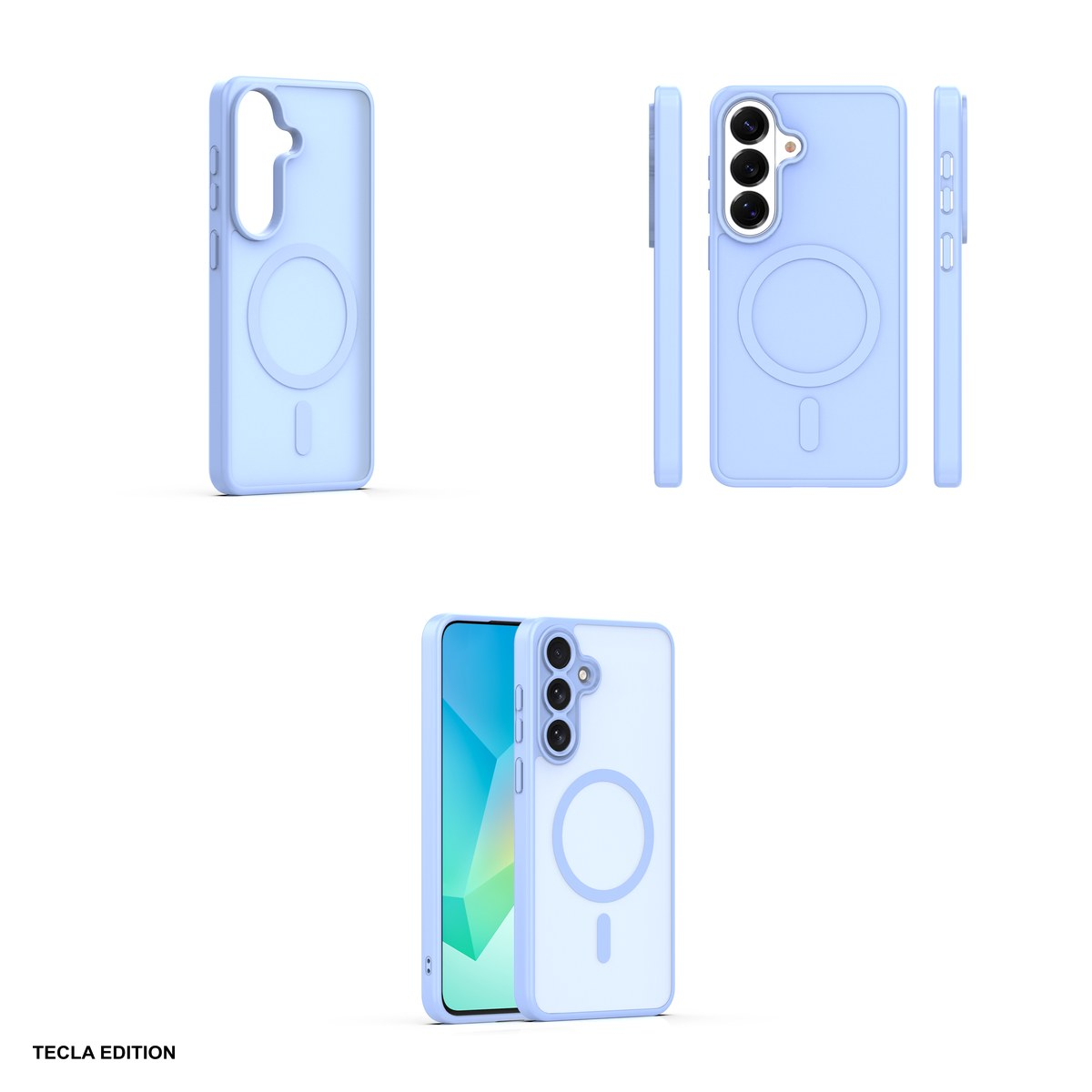 Husa Mag Matt pentru Samsung Galaxy S26, Carcasa magnetica, Albastru deschis [4]