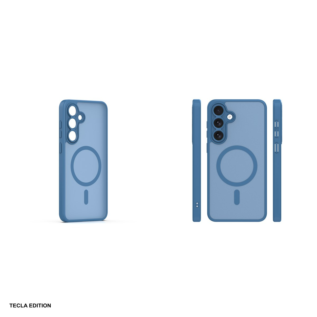 Husa Mag Matt pentru Samsung Galaxy S26, Carcasa magnetica, Albastru inchis [5]