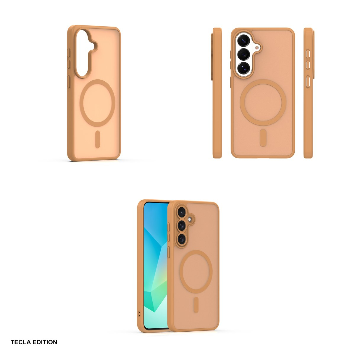 Husa Mag Matt pentru Samsung Galaxy S26 Plus, Carcasa magnetica, Maro [4]