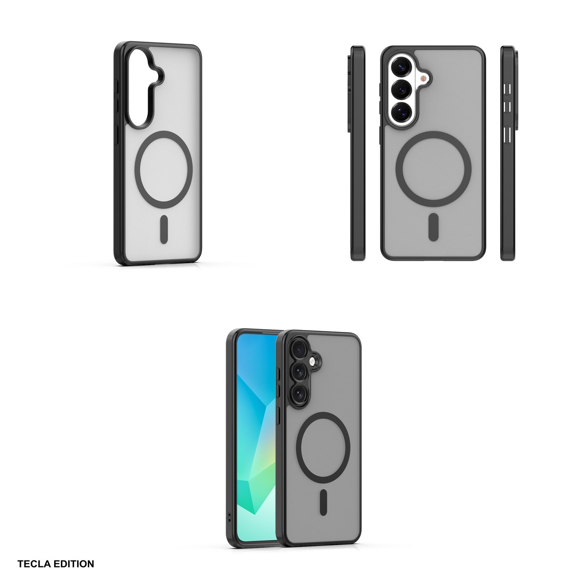 Husa Mag Matt pentru Samsung Galaxy S26 Plus, Carcasa magnetica, Negru [4]