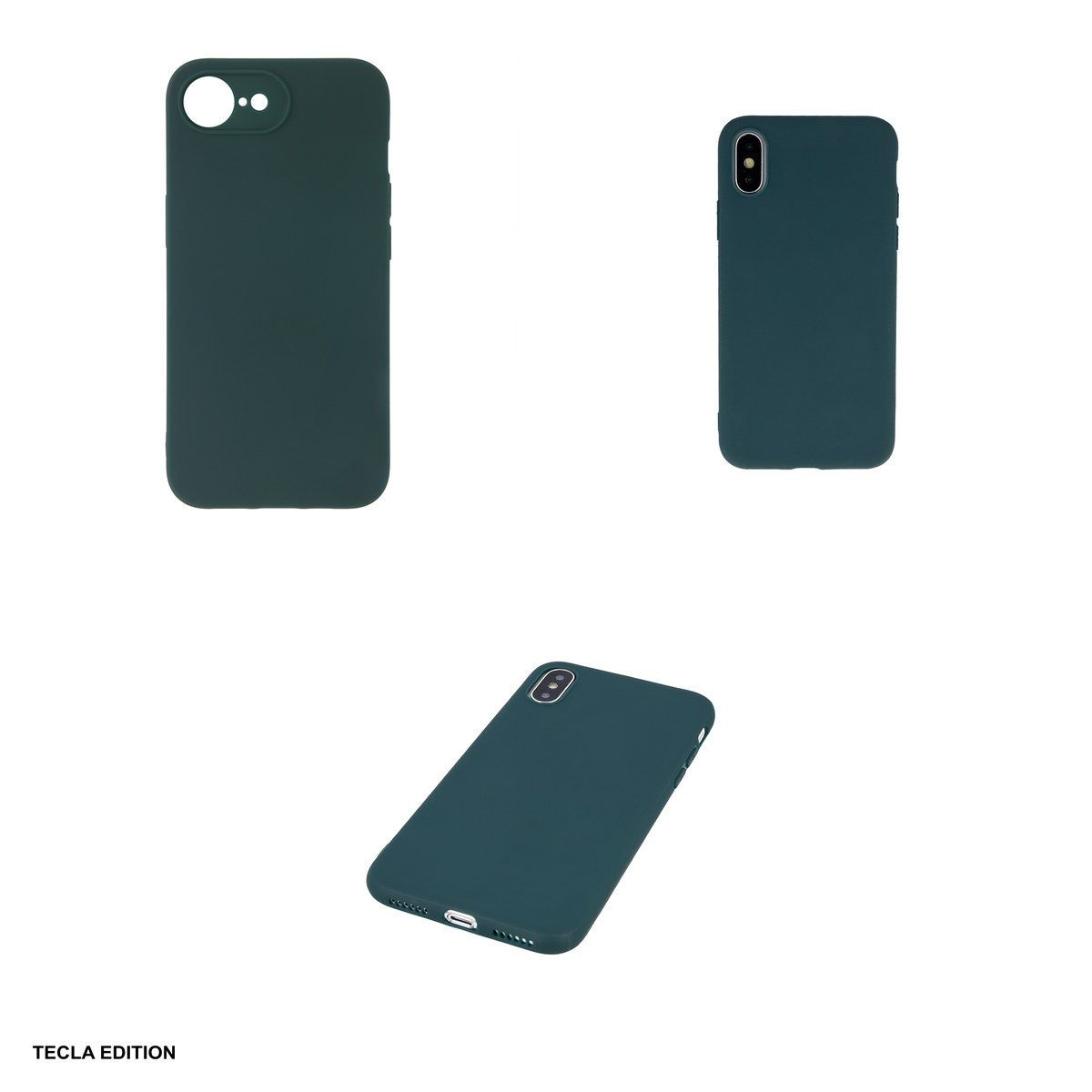 Husa Matt TPU forest pentru Apple iPhone 16e, iPhone 17e, Carcasa, Verde [4]