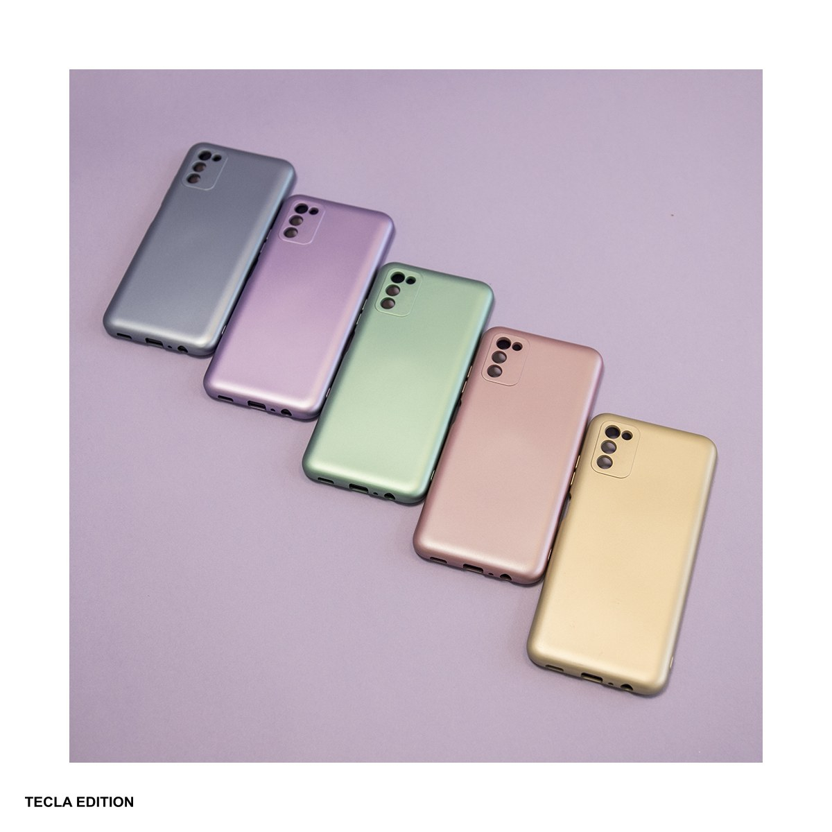 Husa Metallic pentru Samsung Galaxy A15 5G, Galaxy A15 4G, Carcasa, Mov [5]