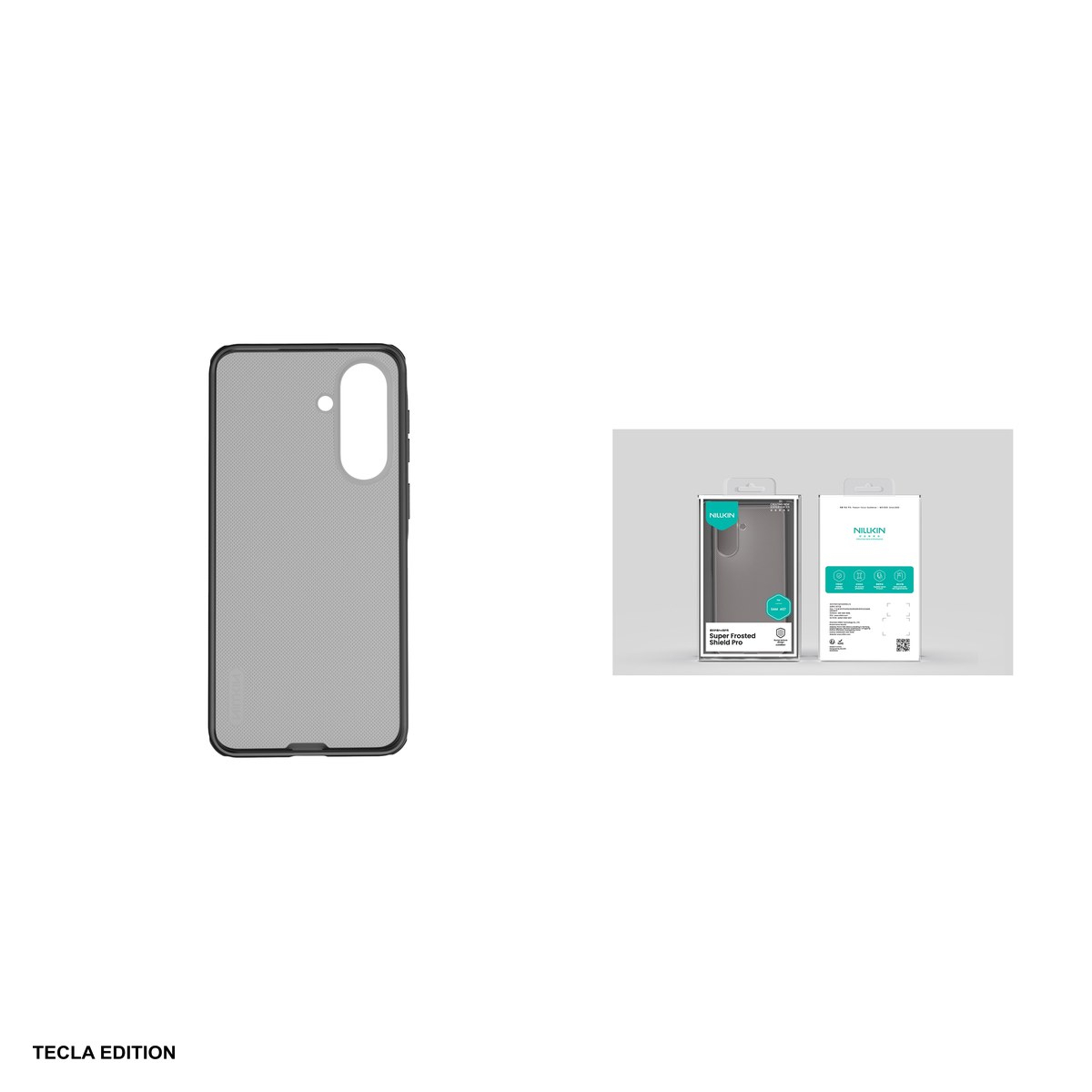 Husa Nillkin Super Frosted Shield Pro pentru Samsung Galaxy A57 5G, Carcasa, Fumuriu [5]