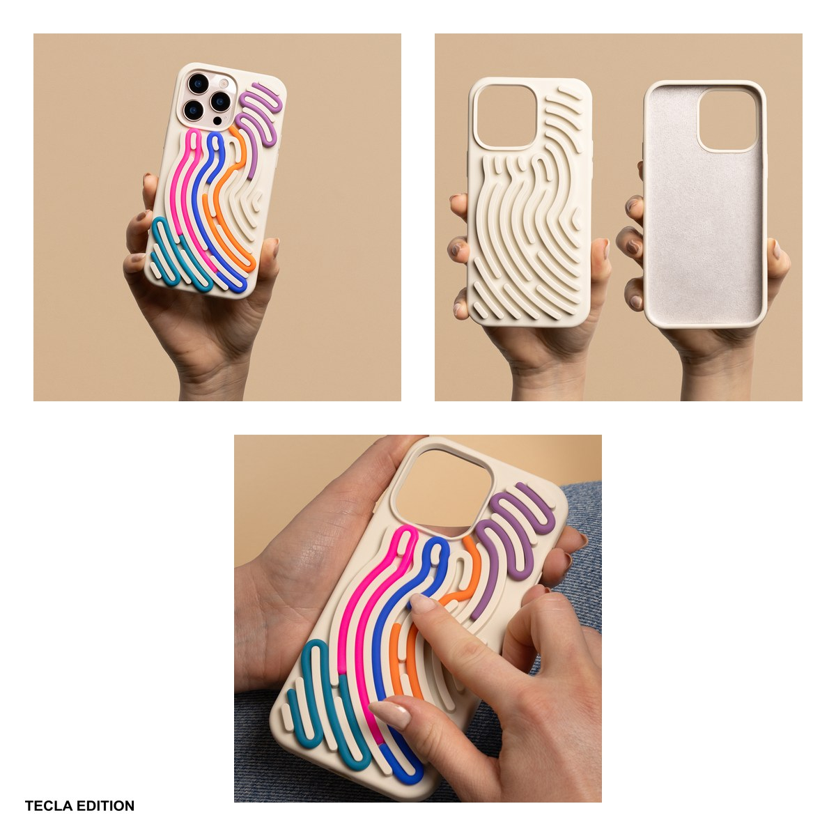 Husa pentru Apple iPhone 16, Carcasa, Bej [7]
