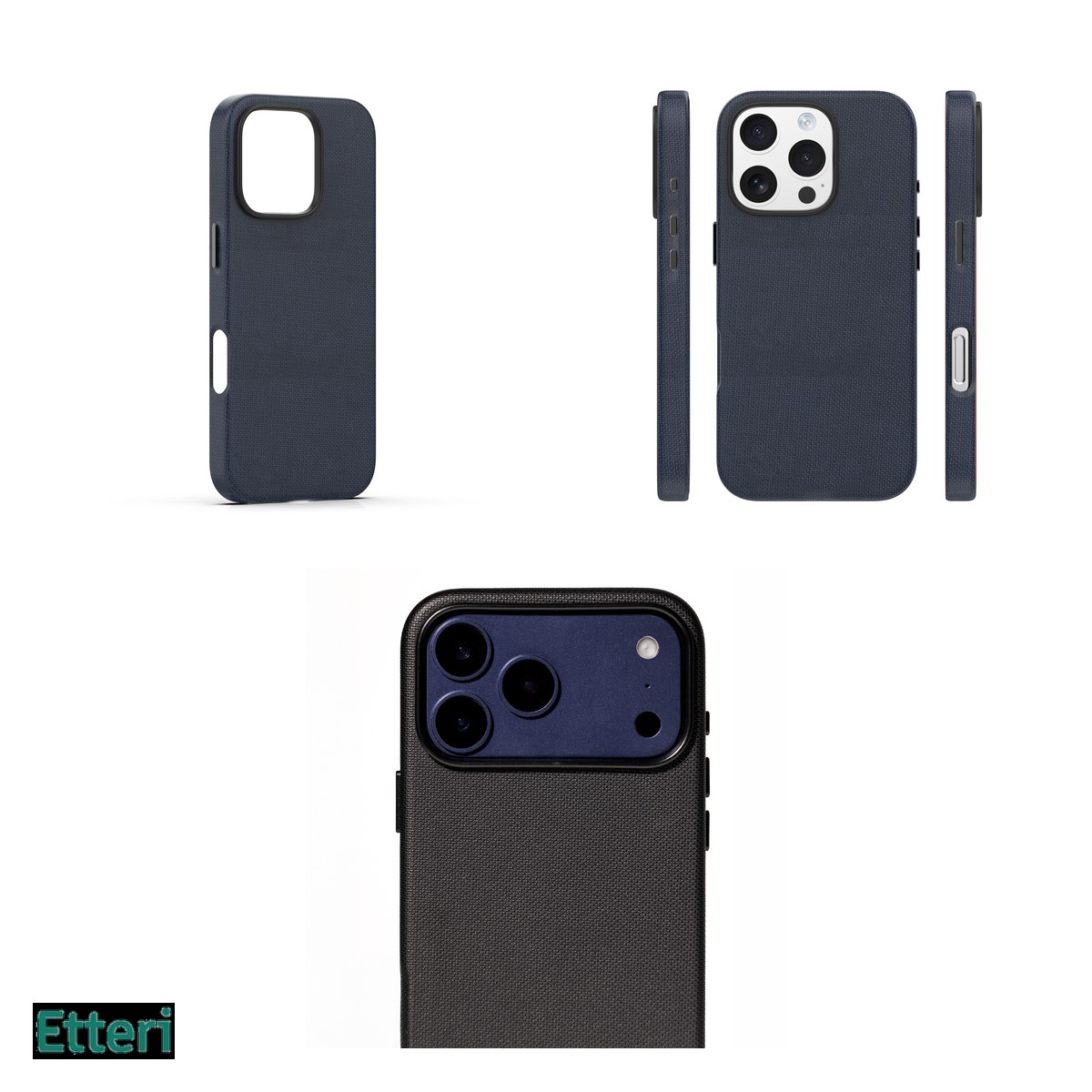 Husa pentru Apple iPhone 16 Pro, Carcasa magnetica, Negru [8]