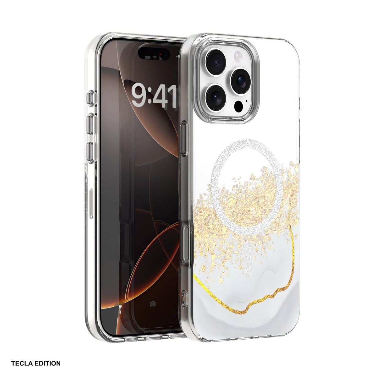 Husa pentru Apple iPhone 16 Pro Max, Carcasa magnetica, Alb [2]
