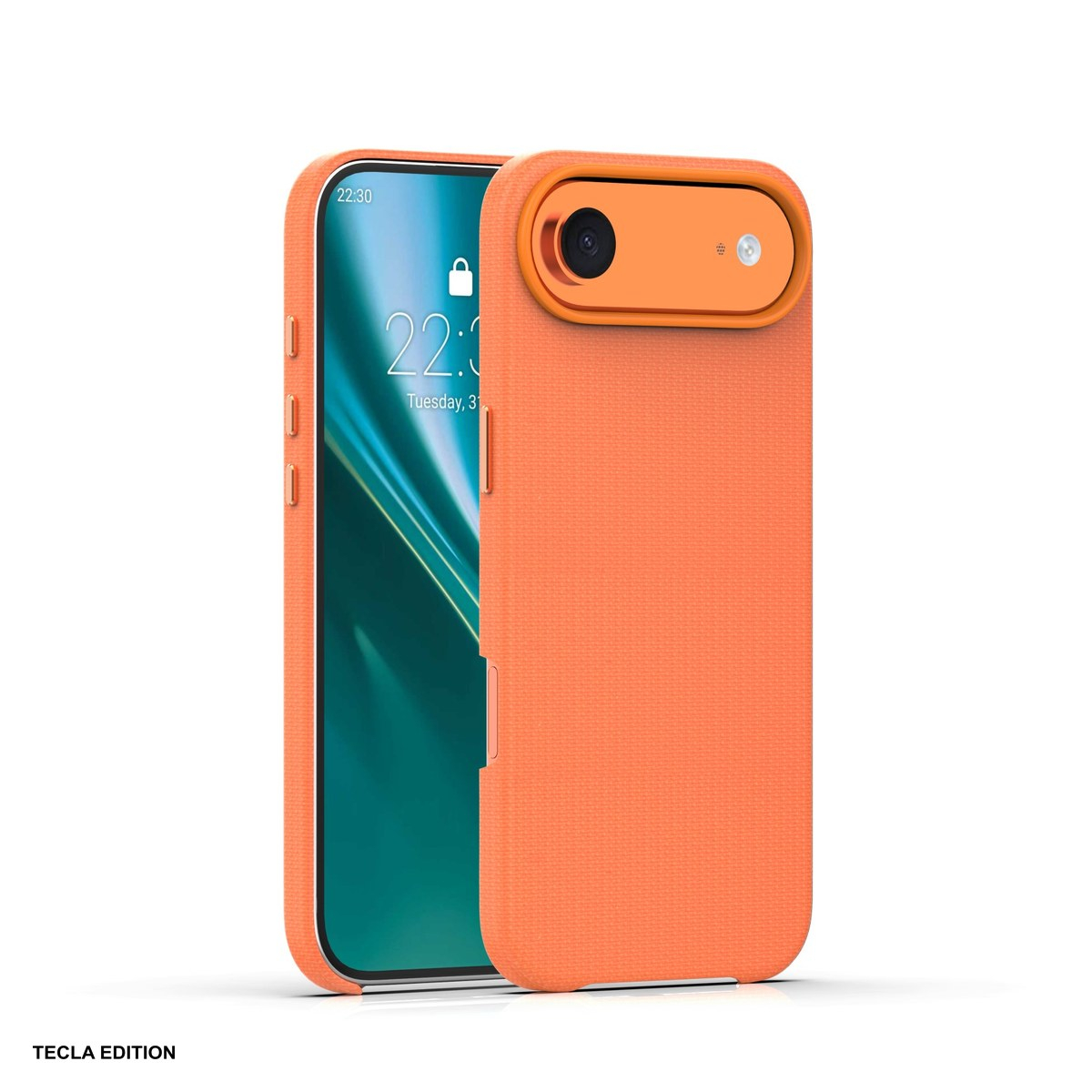 Husa pentru Apple iPhone 17 Air, Carcasa magnetica, Portocaliu [2]