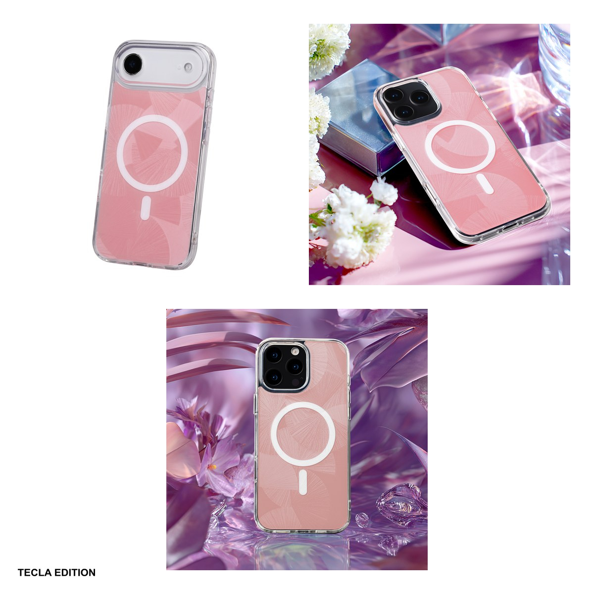 Husa pentru Apple iPhone 17 Air, Carcasa magnetica, Roz [4]