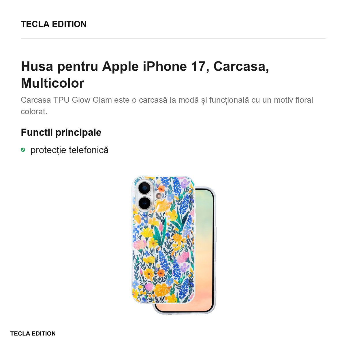 Husa pentru Apple iPhone 17, Carcasa, Multicolor [2]