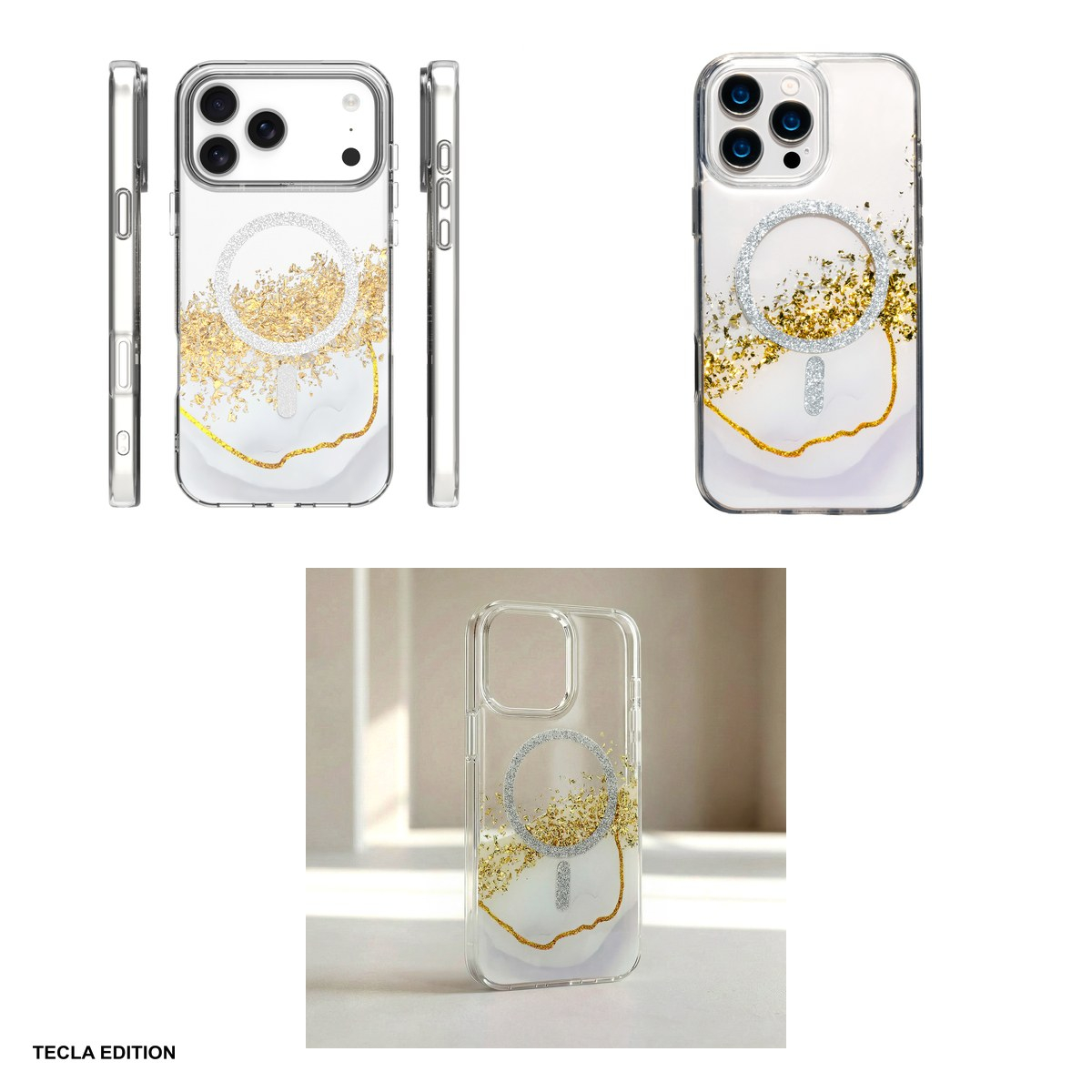 Husa pentru Apple iPhone 17 Pro, Carcasa magnetica, Alb [8]