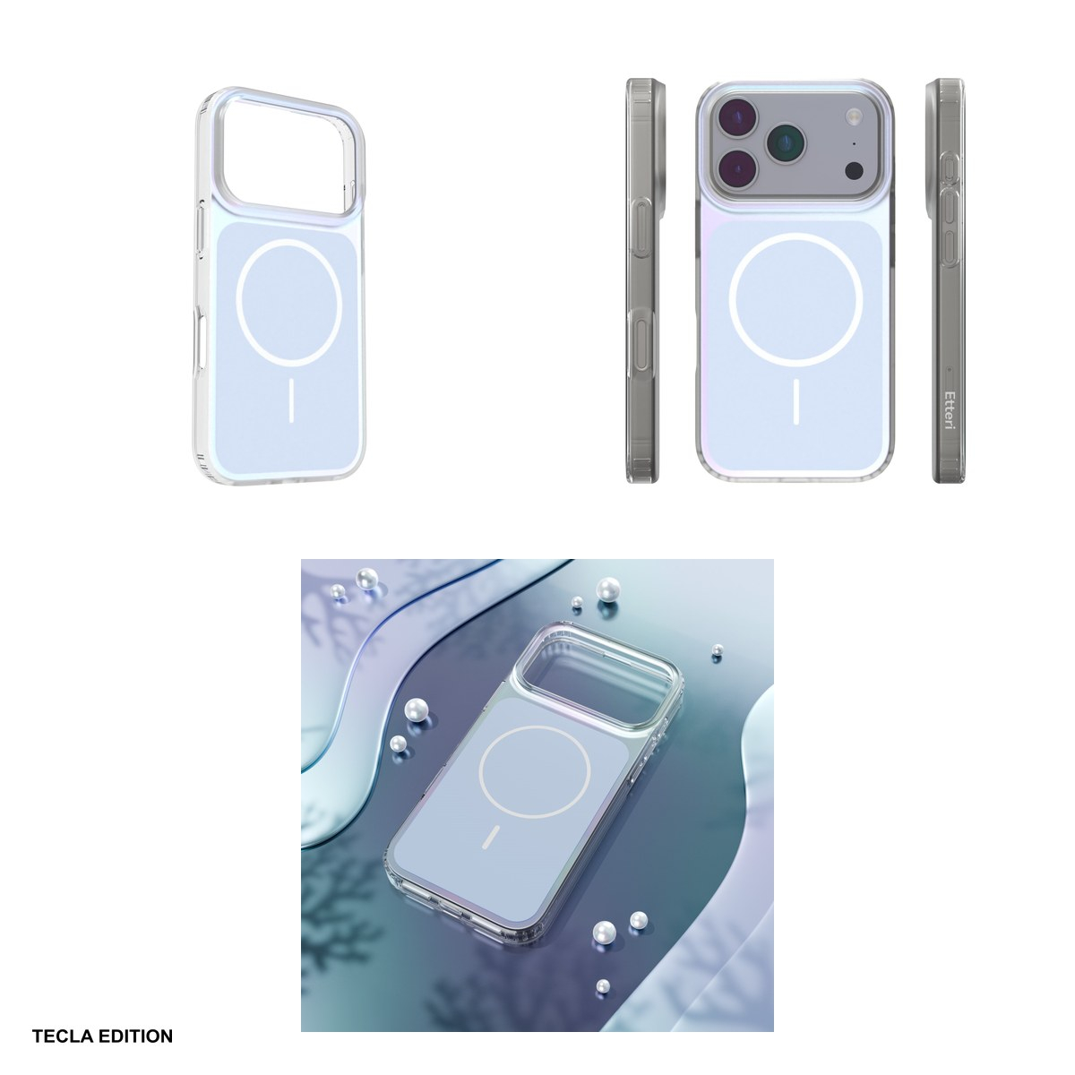 Husa pentru Apple iPhone 17 Pro, Carcasa magnetica, Albastru [7]