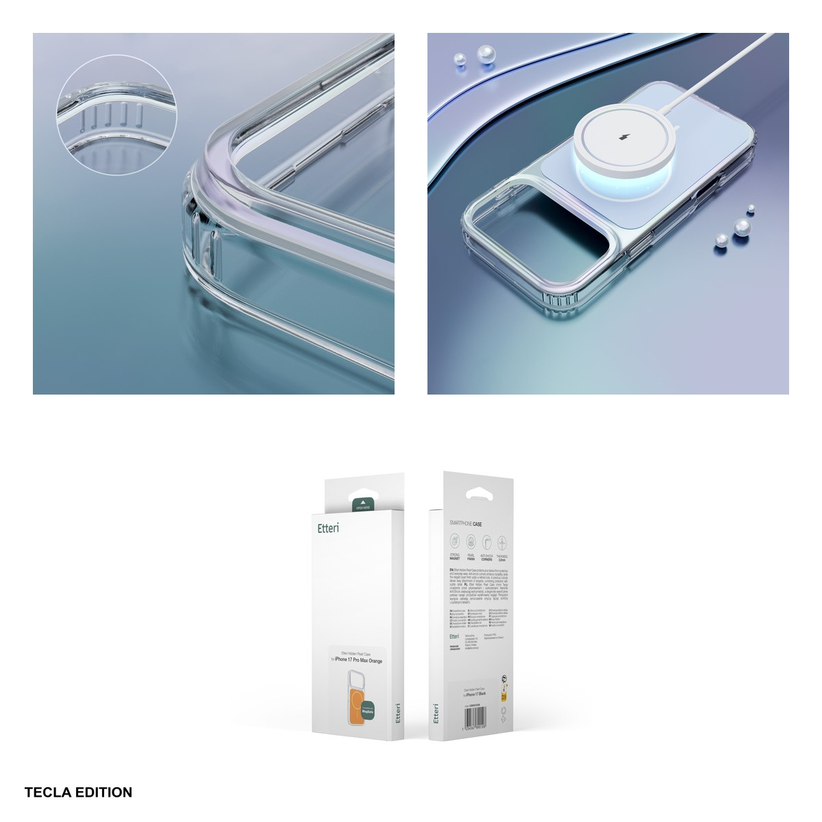 Husa pentru Apple iPhone 17 Pro, Carcasa magnetica, Albastru [9]