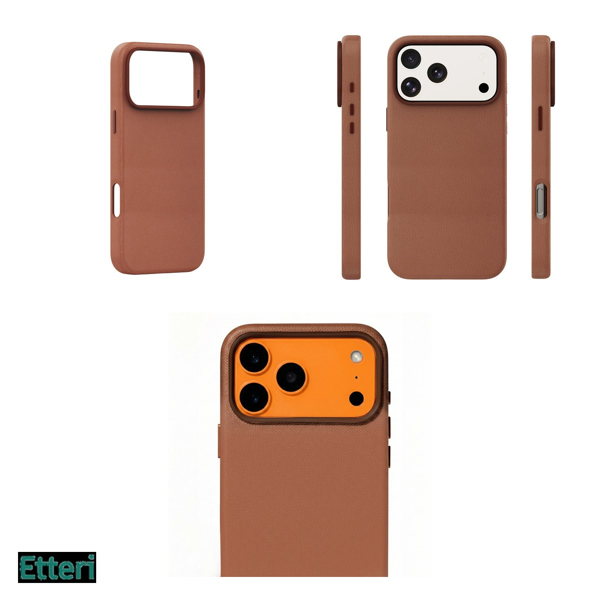 Husa pentru Apple iPhone 17 Pro, Carcasa magnetica, Maro [7]