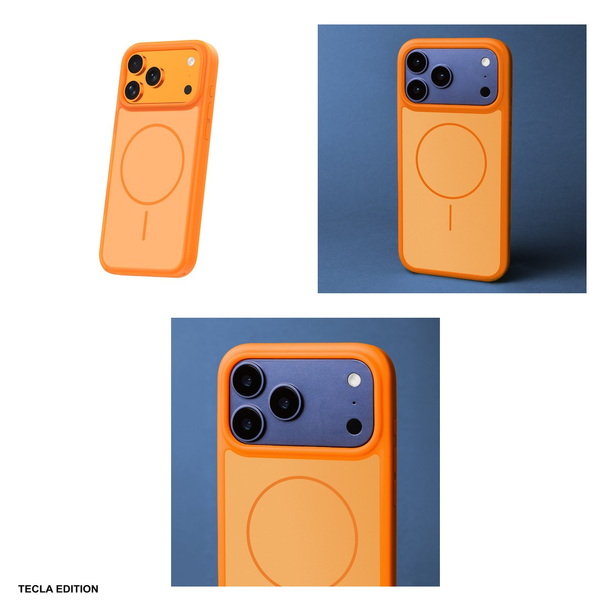 Husa pentru Apple iPhone 17 Pro, Carcasa magnetica, Portocaliu [4]
