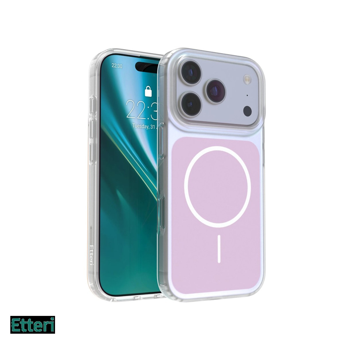 Husa pentru Apple iPhone 17 Pro, Carcasa magnetica, Roz [2]