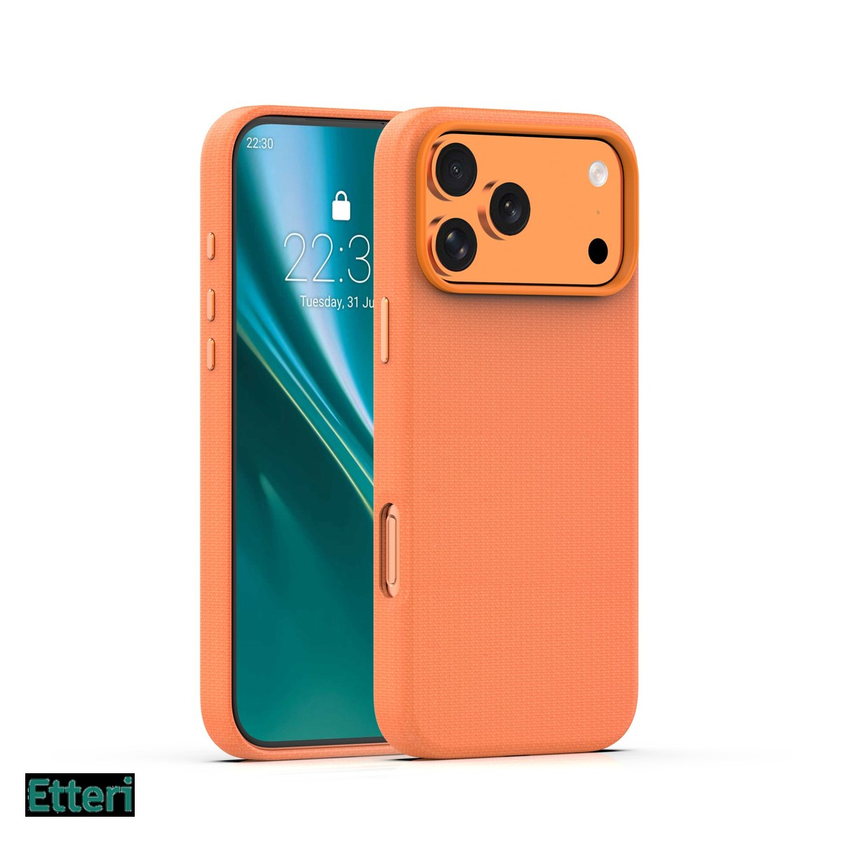 Husa pentru Apple iPhone 17 Pro Max, Carcasa magnetica, Portocaliu [2]