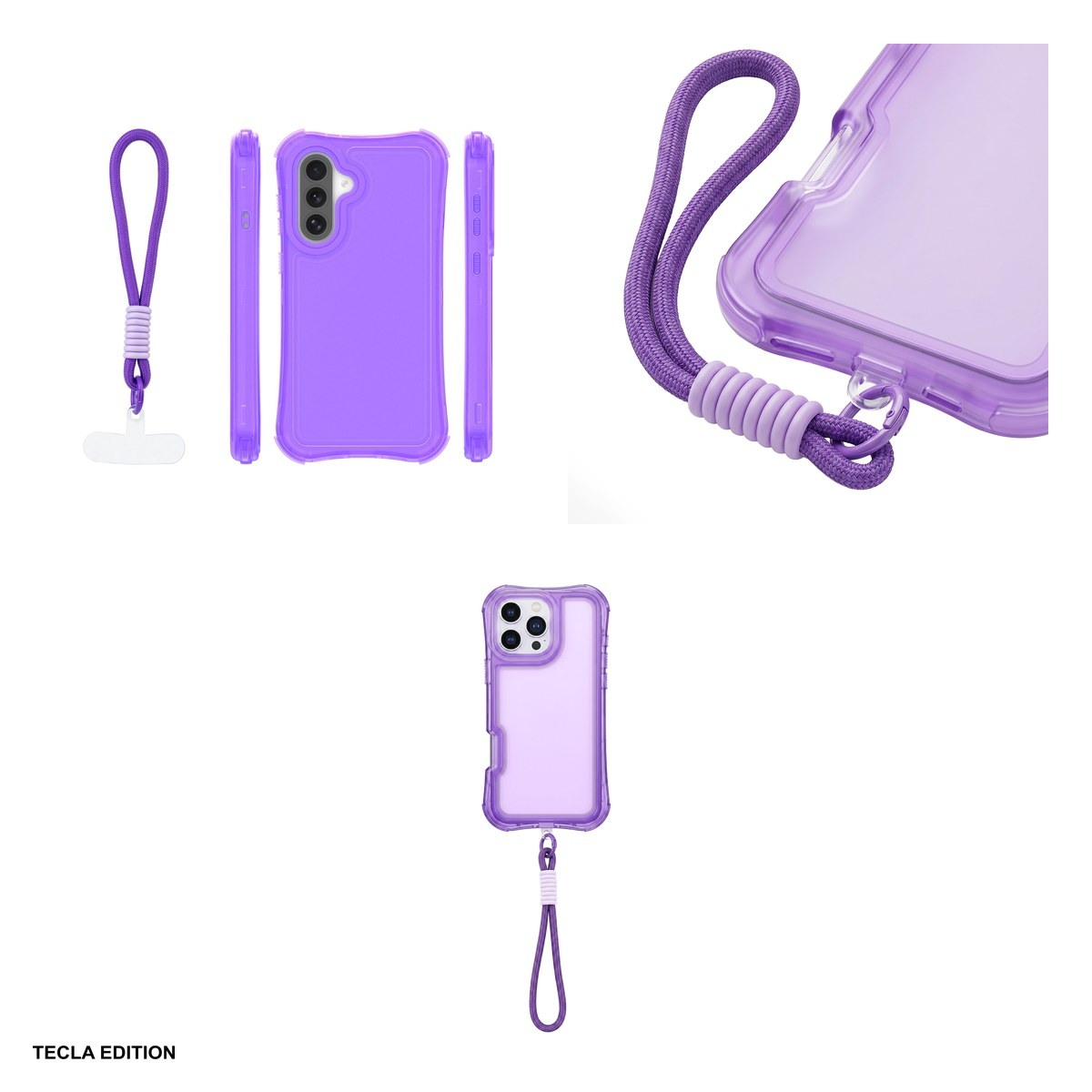 Husa Safepop strap pentru Samsung Galaxy A36 5G, Galaxy A56 5G, Galaxy A37 5G, Carcasa, Mov [4]