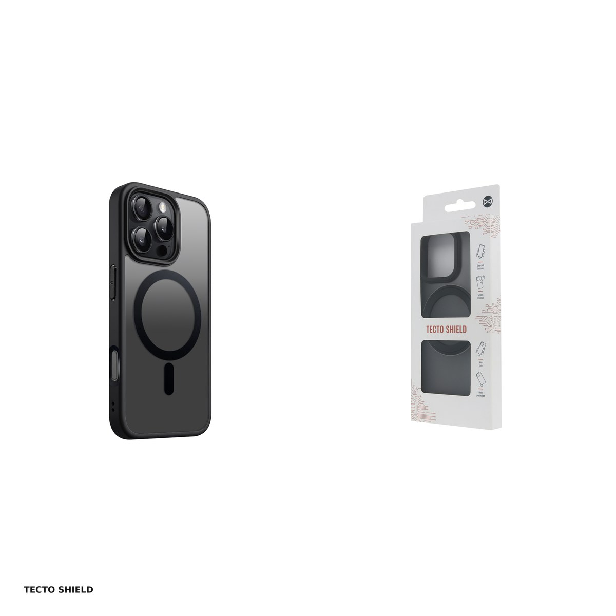 Husa Satin Matt Mag pentru Apple iPhone 16 Plus, Carcasa, Negru [4]