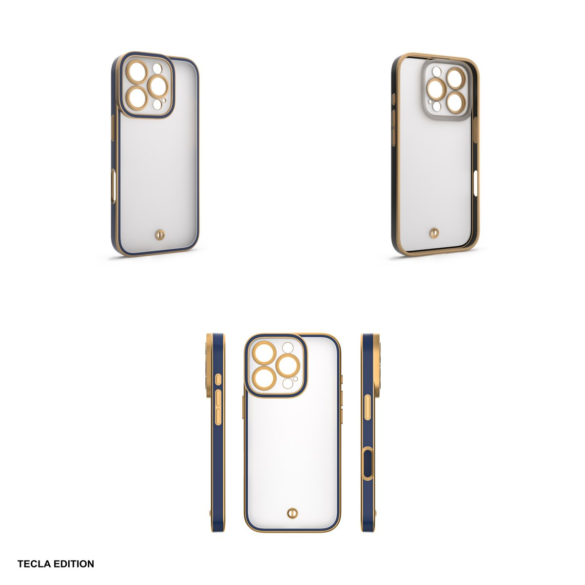 Husa Silky Gold pentru Apple iPhone 17 Air, Carcasa, Albastru [4]