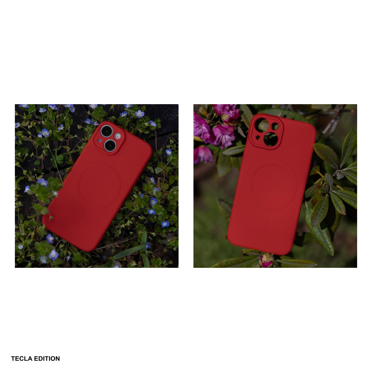 Husa Simple Color Mag pentru Apple iPhone 14, Carcasa magnetica, Rosu [5]