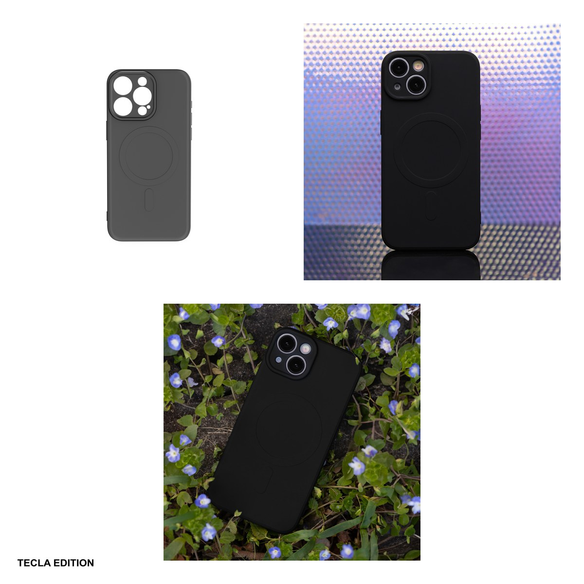 Husa Simple Color Mag pentru Apple iPhone 15 Pro, Carcasa magnetica, Negru [4]