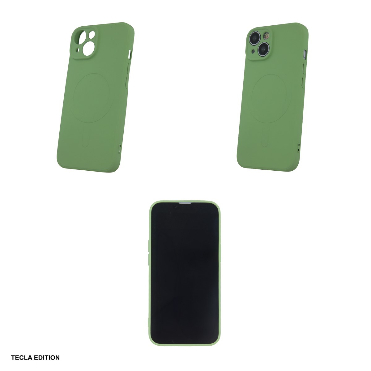 Husa Simple Color Mag pentru Apple iPhone 16e, iPhone 17e, Carcasa magnetica, Verde [5]