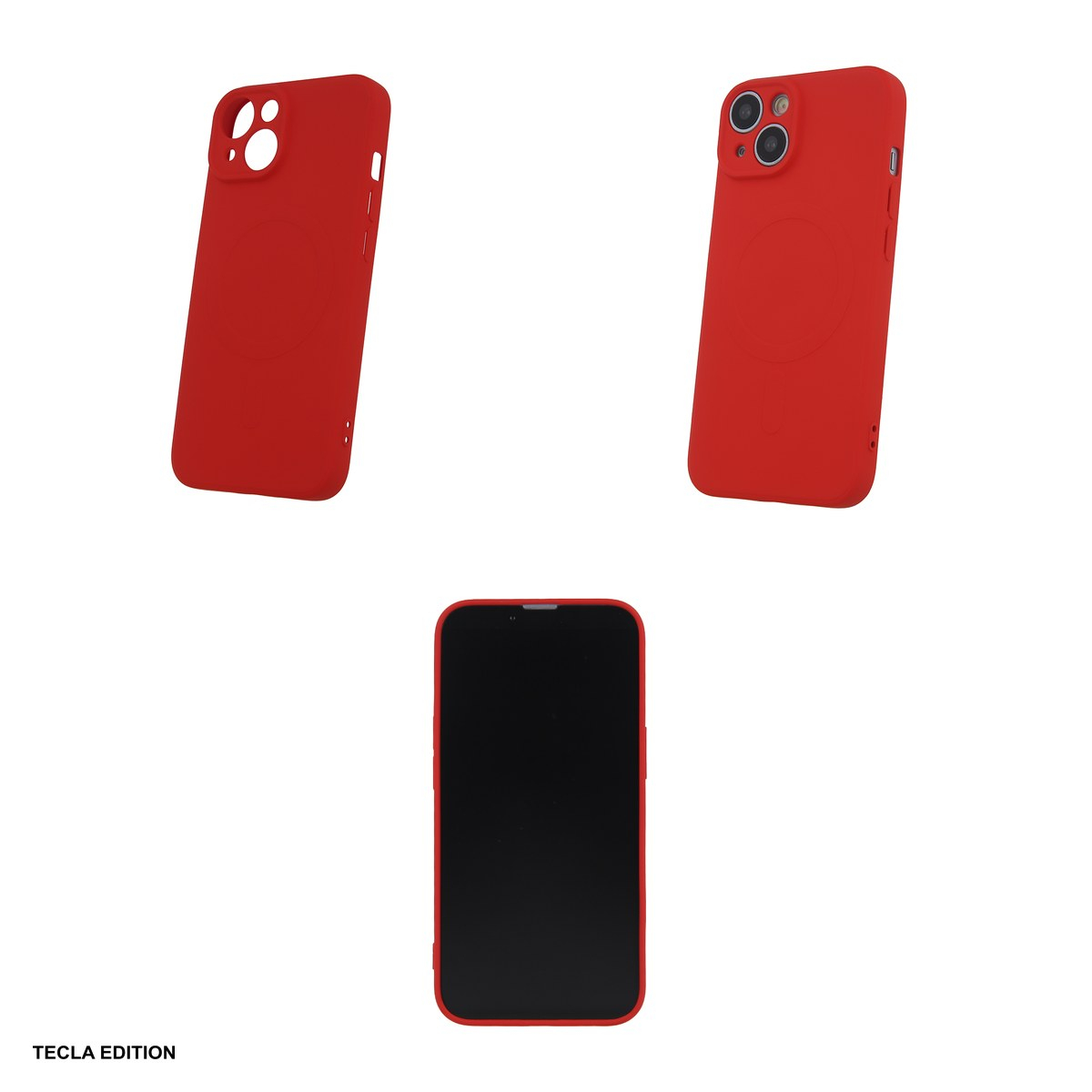 Husa Simple Color Mag pentru Samsung Galaxy A37 5G, Carcasa magnetica, Rosu [4]
