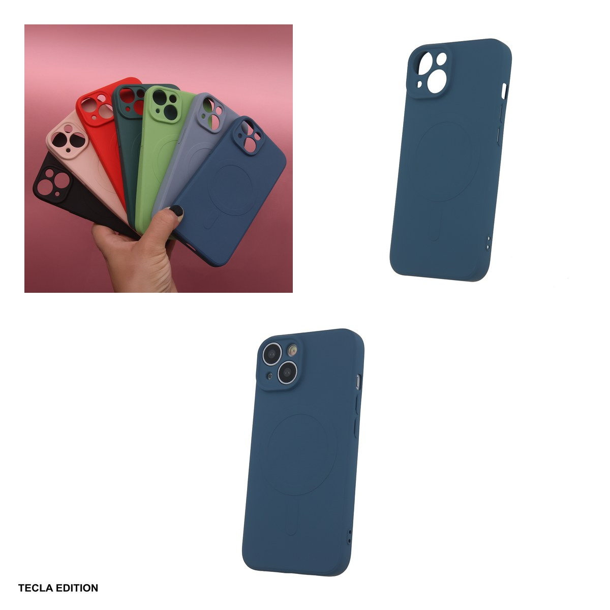 Husa Simple Color Mag pentru Samsung Galaxy S25, Carcasa magnetica, Albastru [4]