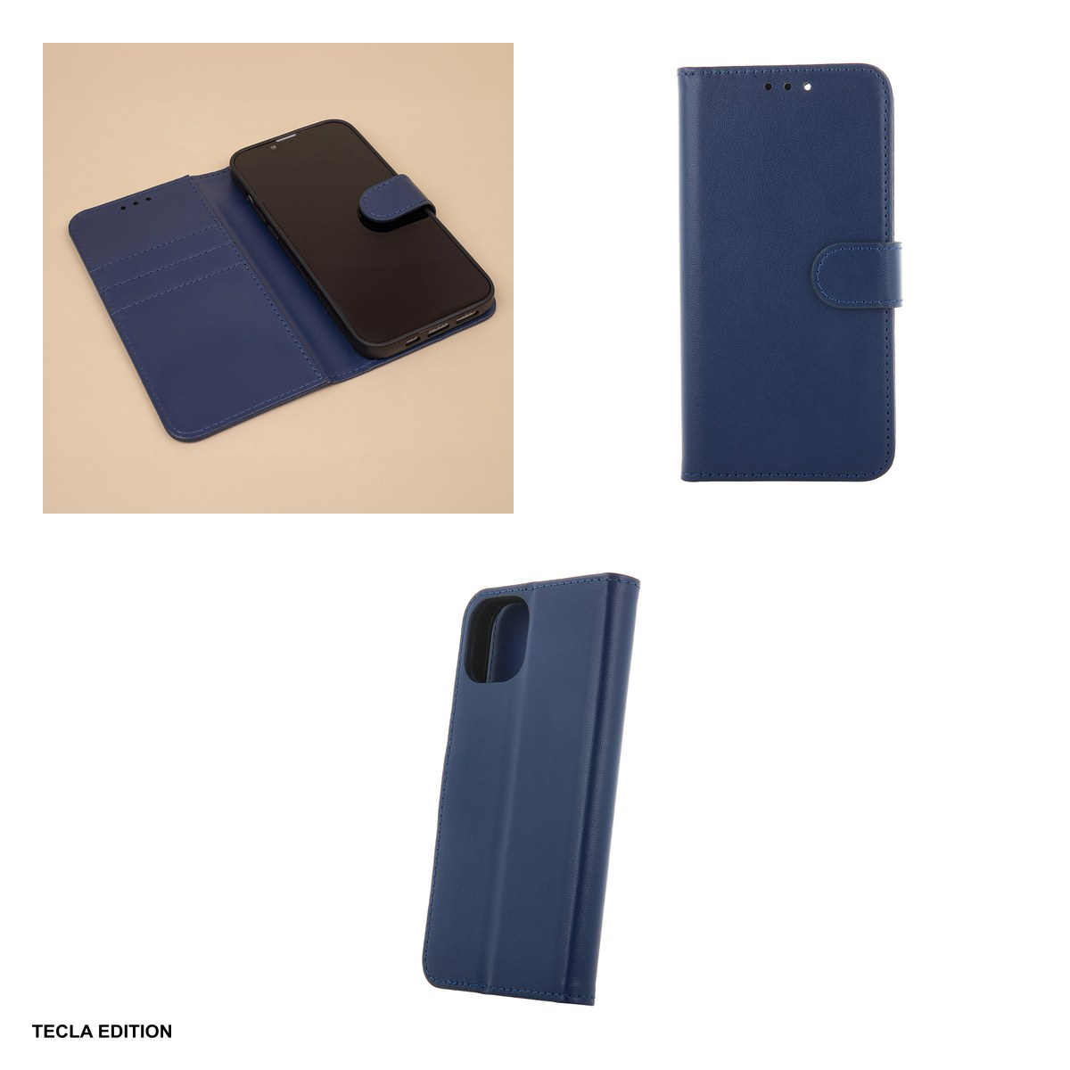 Husa Smart Classic pentru Honor 600 Pro, 600, tip carte cu inchidere magnetica, Bleumarin [4]