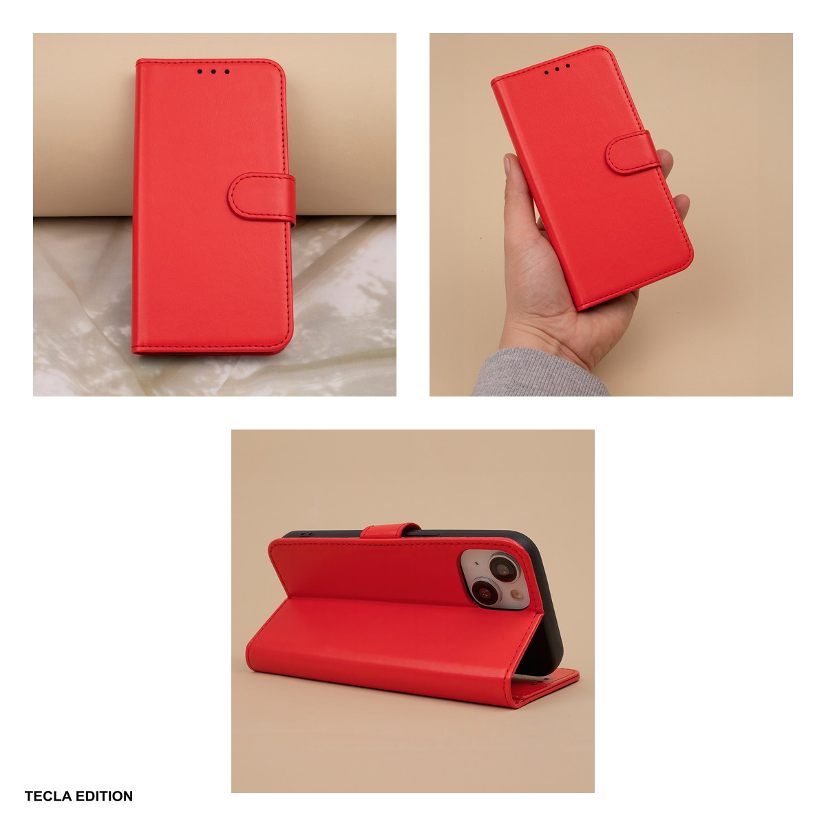Husa Smart Classic pentru Samsung Galaxy A27 5G, tip carte cu inchidere magnetica, Rosu [6]