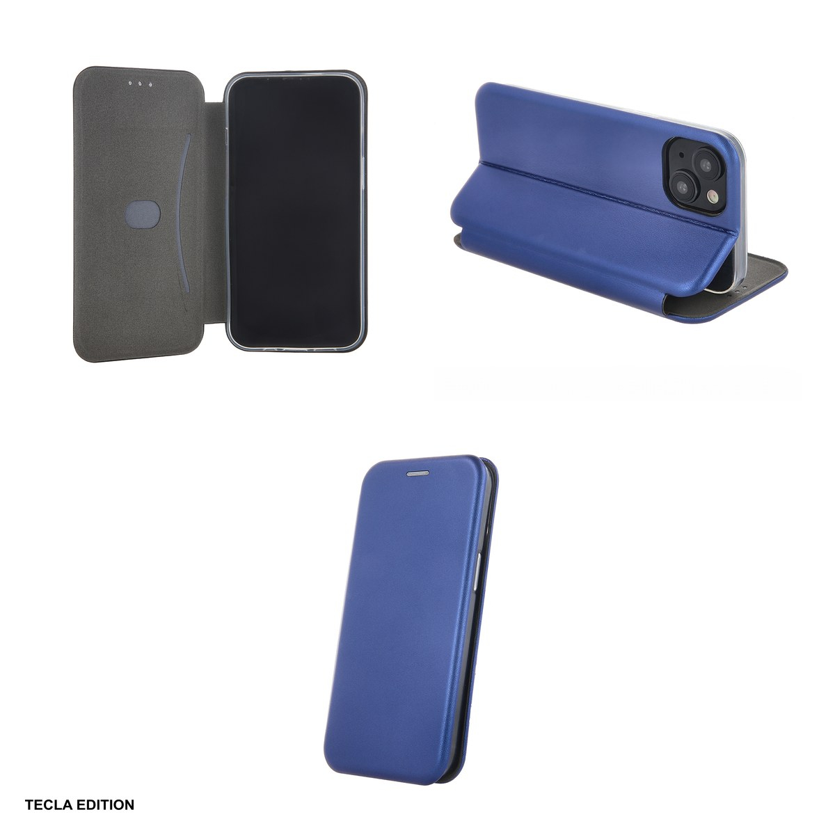 Husa Smart Diva pentru Samsung Galaxy A06 5G, tip carte cu inchidere magnetica, Albastru [5]