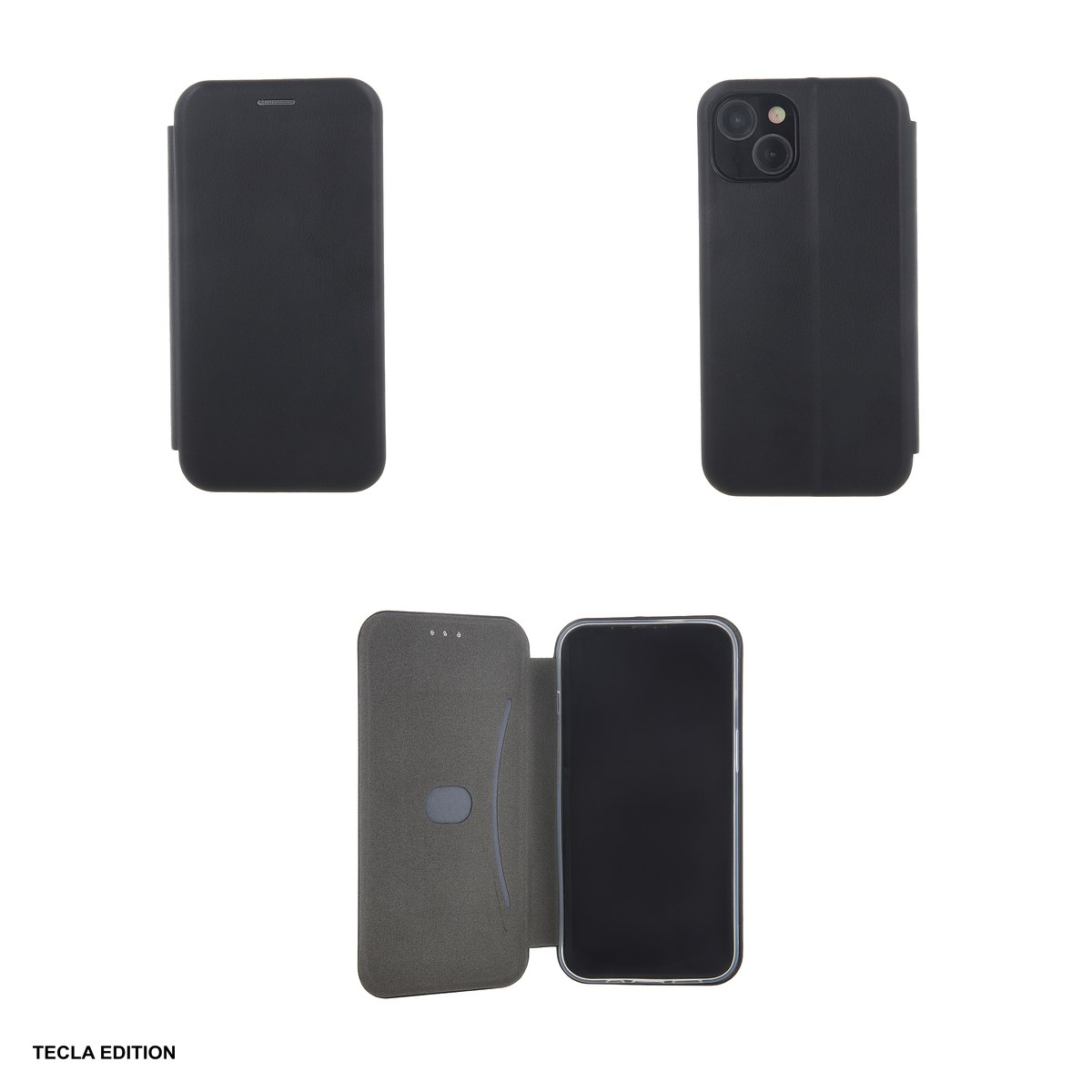 Husa Smart Diva pentru Samsung Galaxy S26 Ultra, tip carte cu inchidere magnetica, Negru [4]