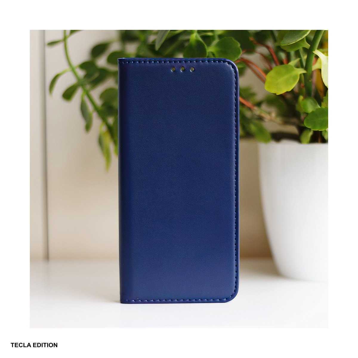 Husa Smart Magnetic pentru Samsung Galaxy S25 FE, Galaxy S26 FE, tip carte cu inchidere magnetica, Albastru [7]