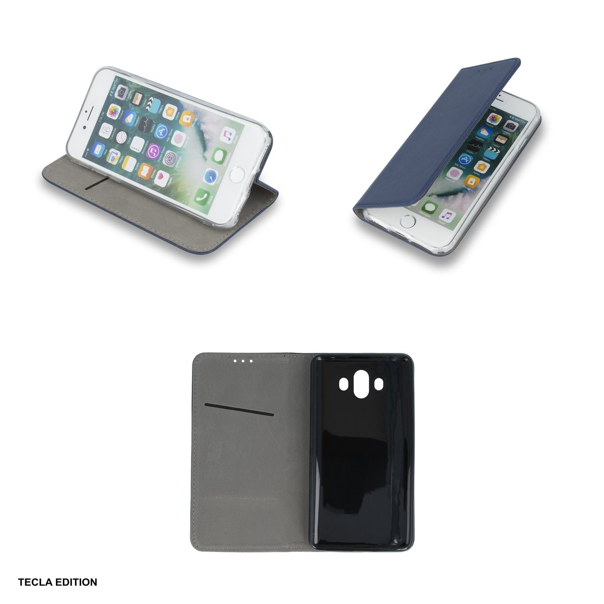 Husa Smart Magnetic pentru Xiaomi 17T Pro, tip carte cu inchidere magnetica, Bleumarin [5]
