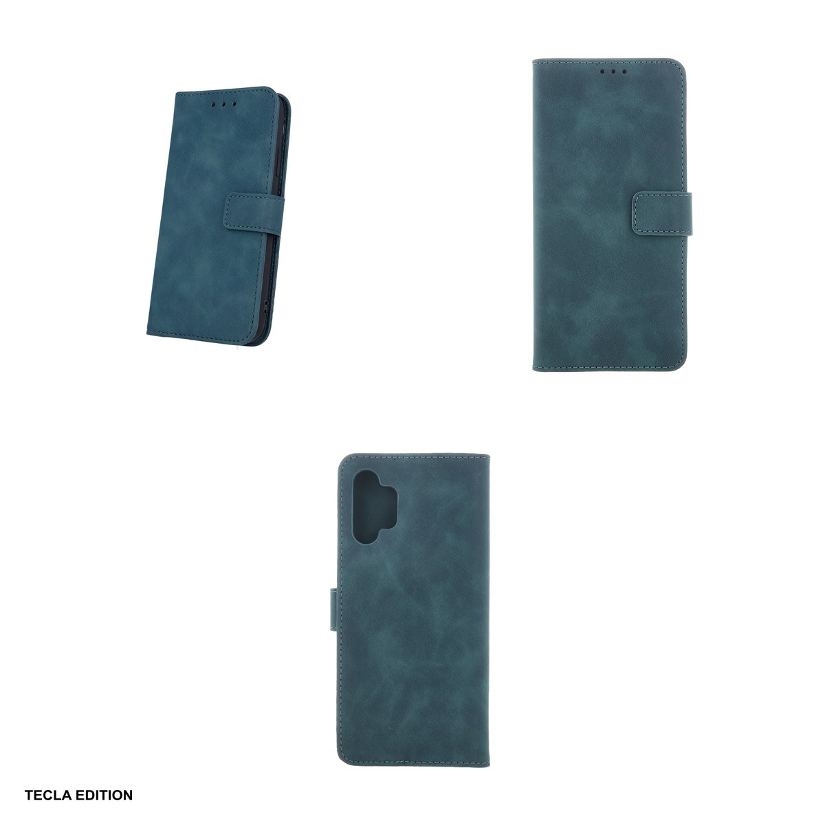 Husa Smart Velvet pentru Apple iPhone 16e, iPhone 17e, tip carte, Verde [4]