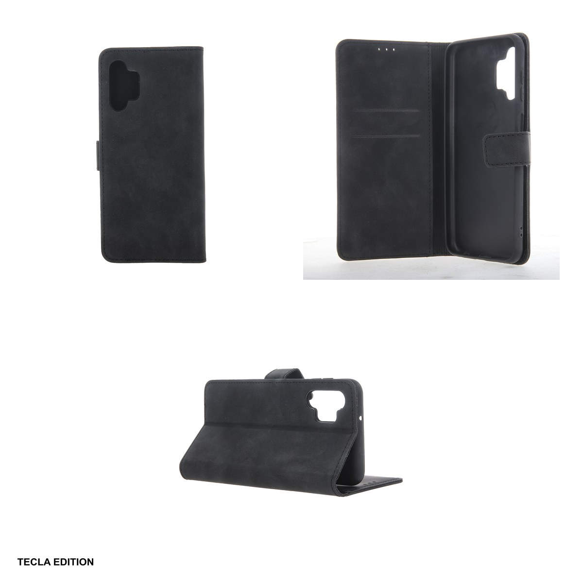 Husa Smart Velvet pentru Samsung Galaxy S26 Plus, tip carte cu inchidere magnetica, Negru [5]
