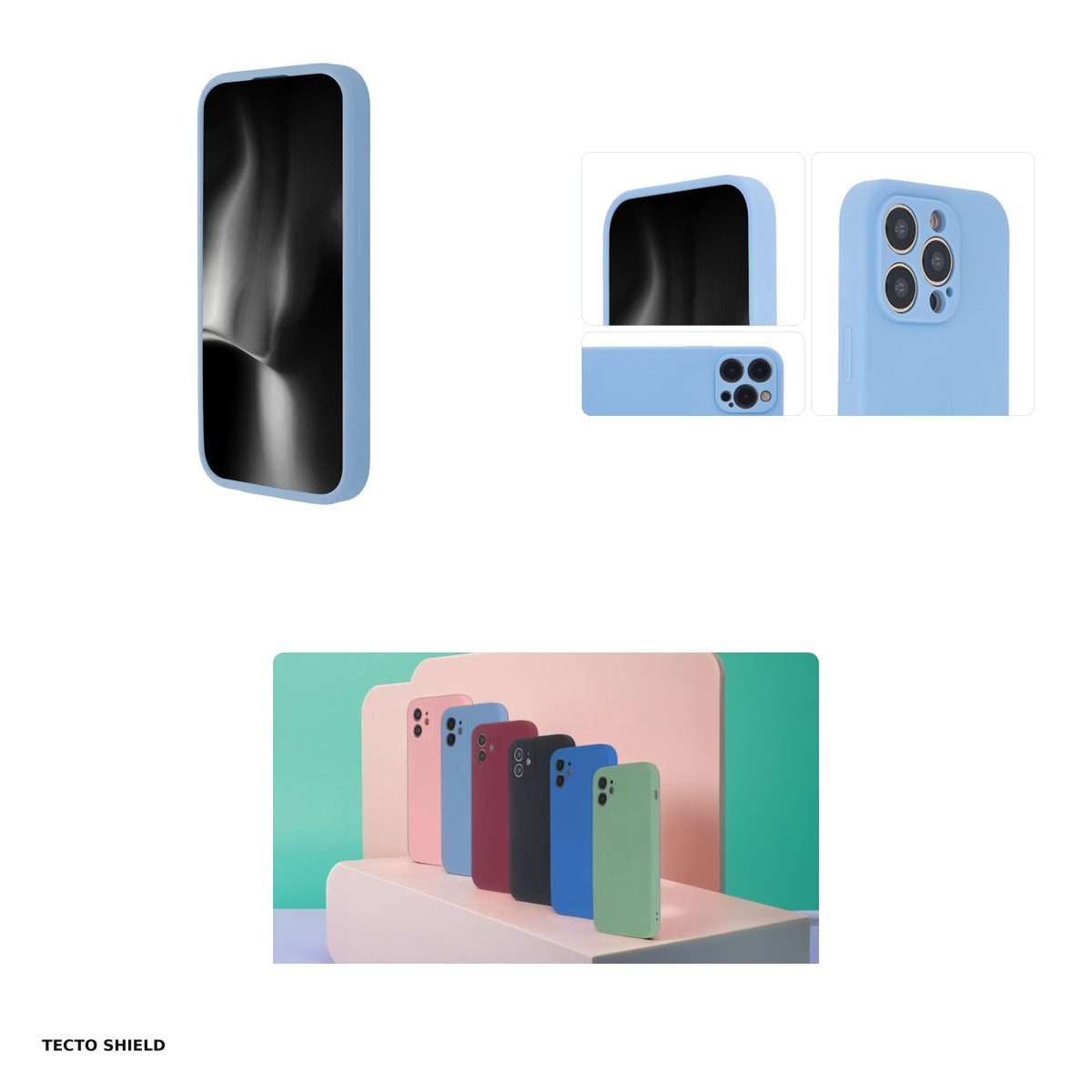 Husa Soft Touch Mag pastel pentru Apple iPhone 15 Plus, Carcasa, Albastru [4]