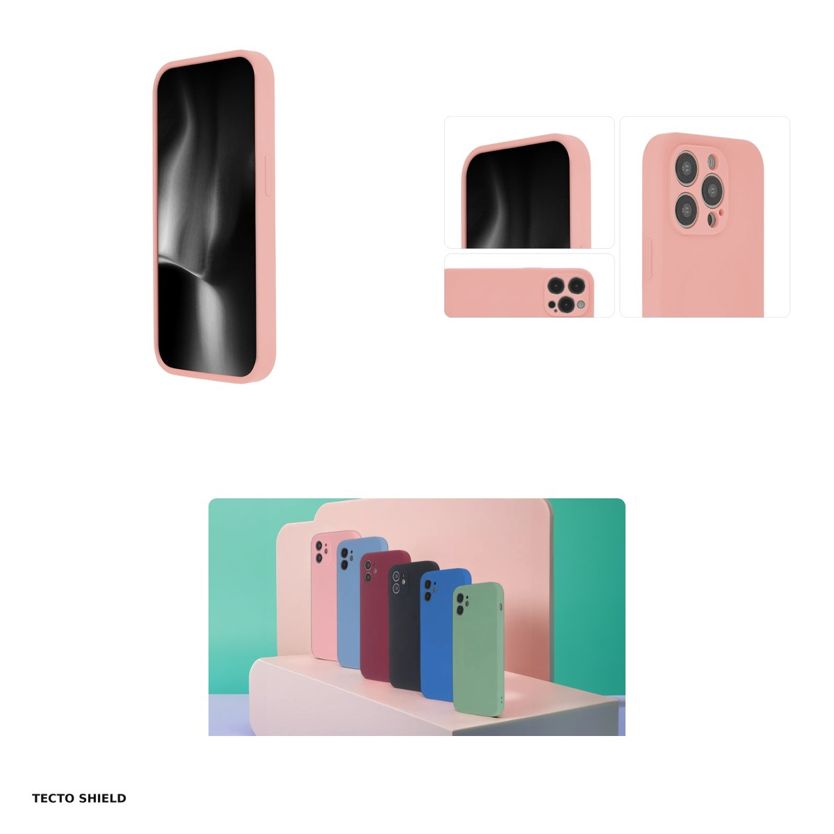 Husa Soft Touch Mag pastel pentru Apple iPhone 15 Pro, Carcasa, Roz [4]