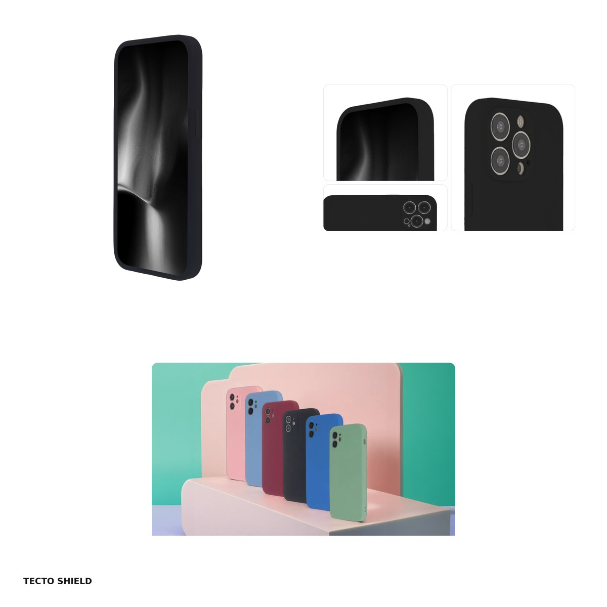 Husa Soft Touch Mag pentru Apple iPhone 15 Pro Max, Carcasa, Negru [4]