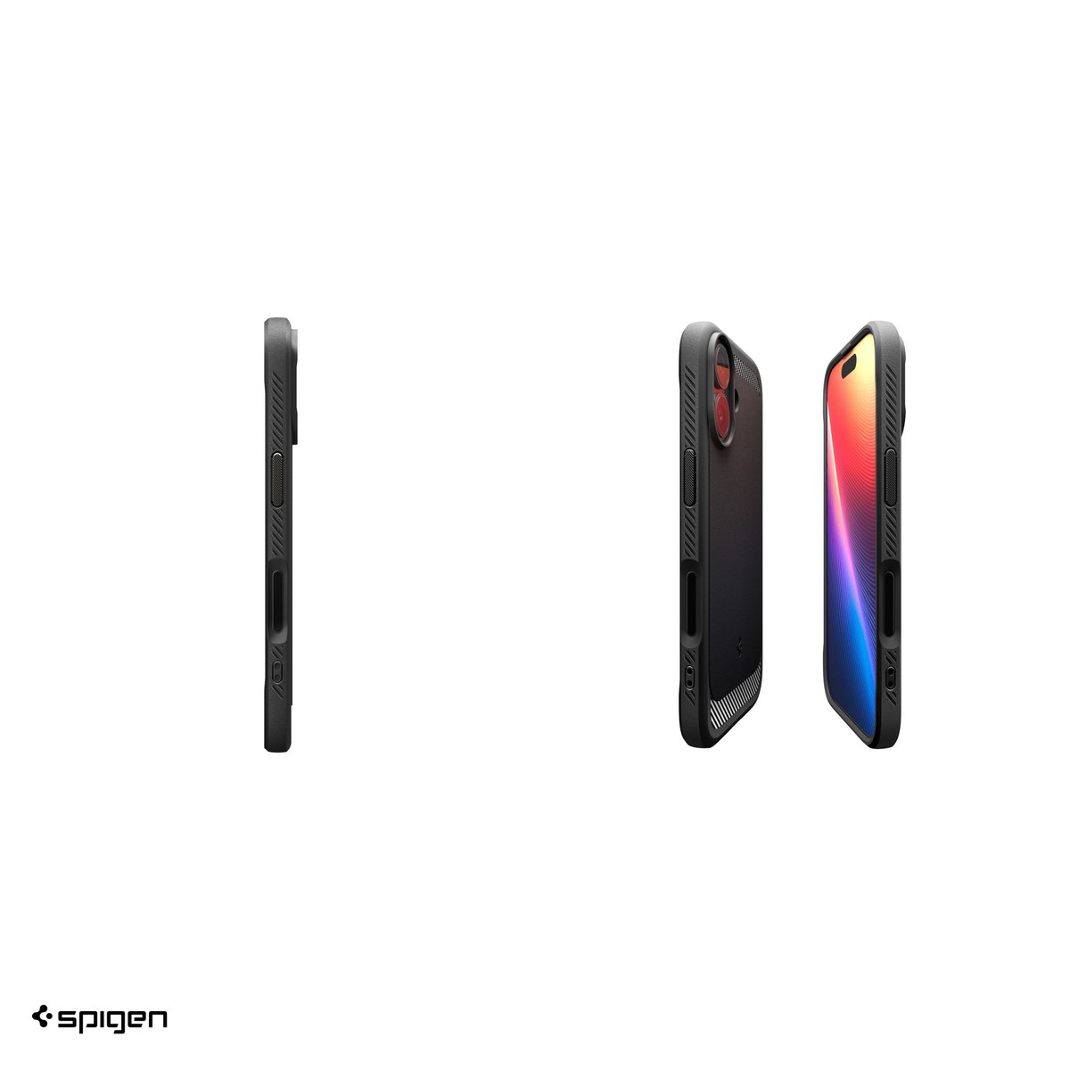 Husa Spigen Rugged Armor Mag pentru iPhone 17, Carcasa magnetica, Negru [5]