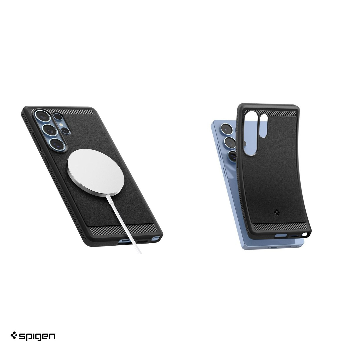 Husa Spigen Rugged Armor MAG pentru Samsung Galaxy S25 Ultra, Carcasa, Negru [5]