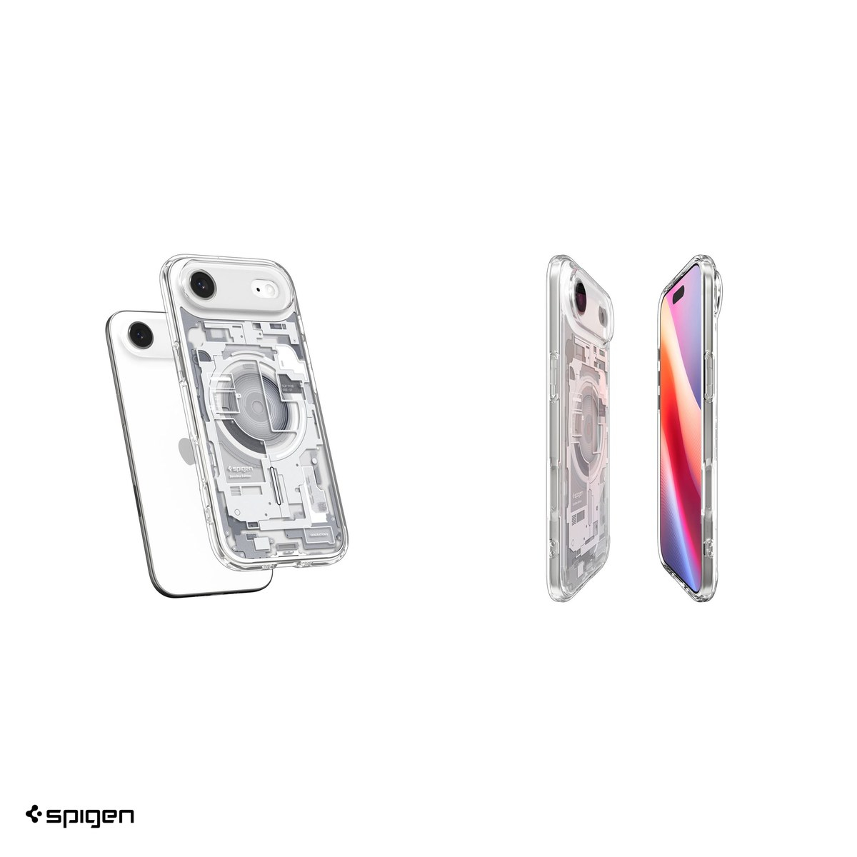 Husa Spigen Ultra Hybrid Mag Zero One pentru iPhone 17 Air, Carcasa magnetica, Alb [5]
