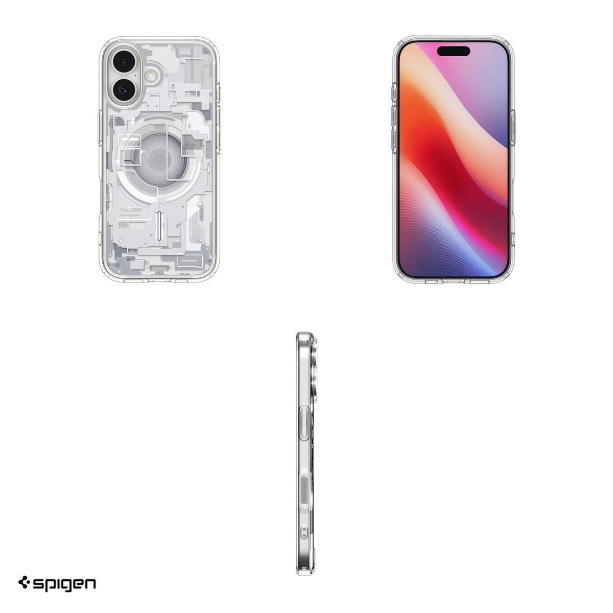 Husa Spigen Ultra Hybrid Mag Zero One pentru iPhone 17, Carcasa magnetica, Alb [4]