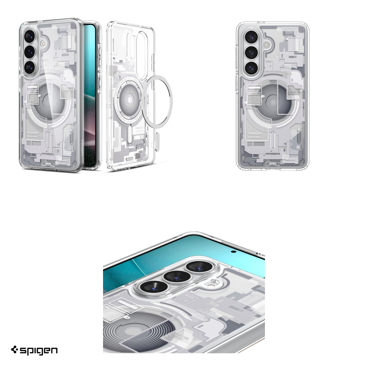 Husa Spigen Ultra Hybrid MAG Zero One pentru Samsung Galaxy S26 Plus, Carcasa, Alb [4]